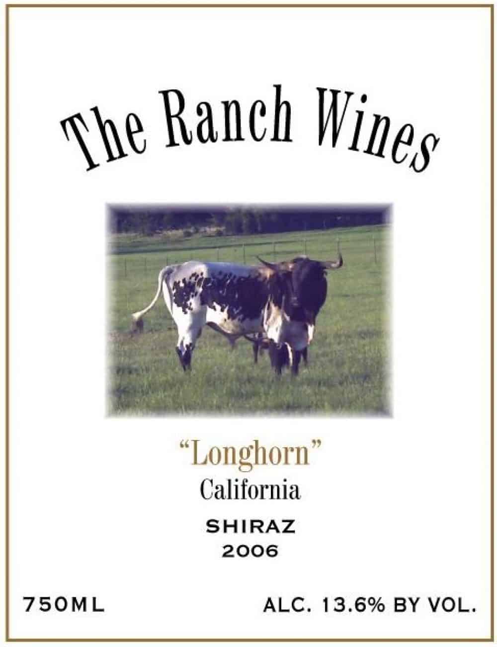 California Shiraz Longhorn 2006